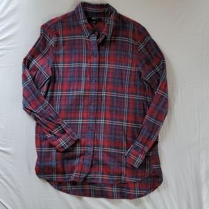 Madewell plaid button up M